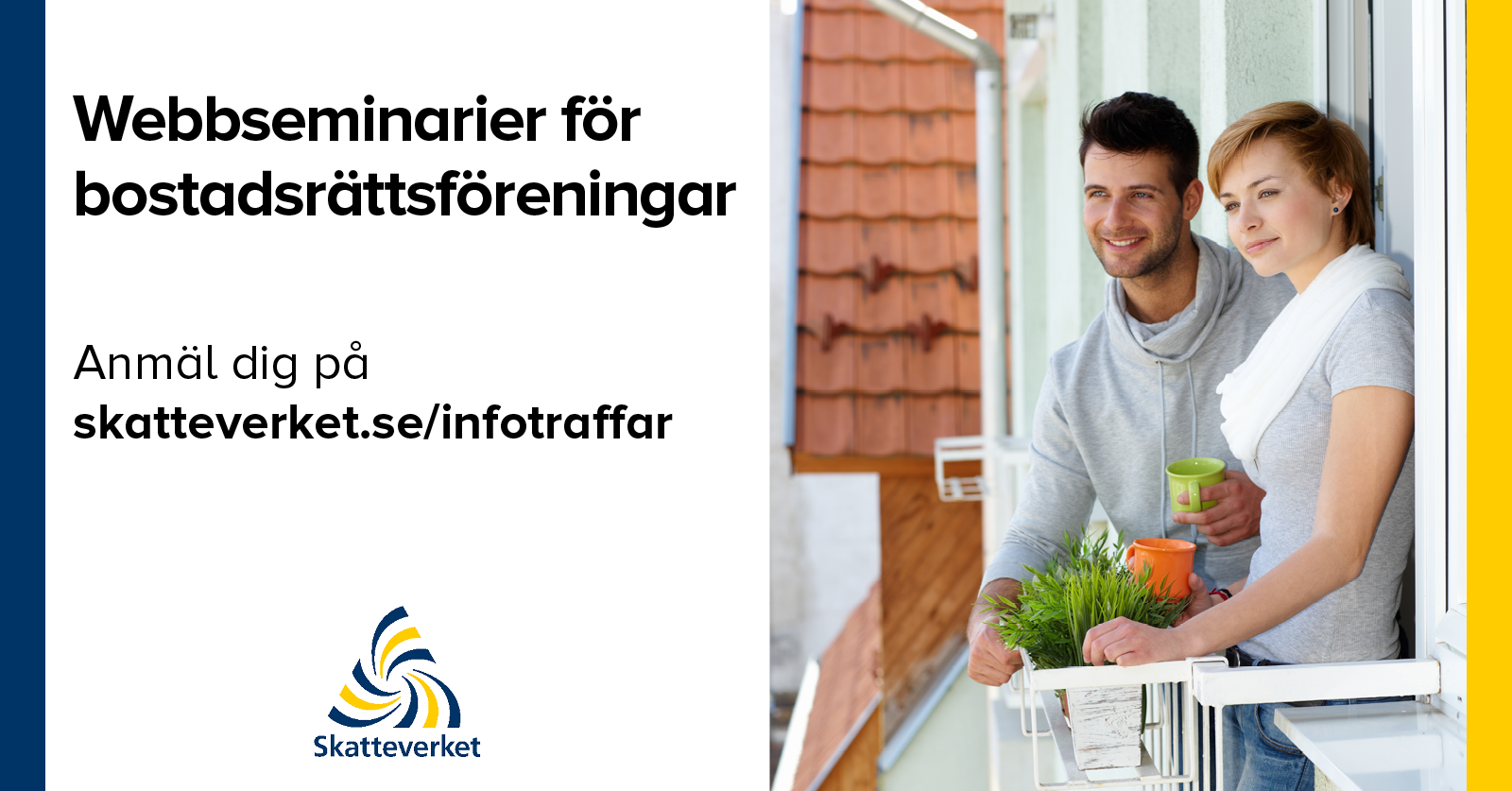 Bostadsrätterna | Skatteverket Erbjuder Webbseminarier För ...